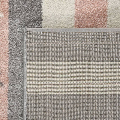 vidaXL Dywan dla dzieci, 120x170 cm, wzór w gwiazdki, różowy