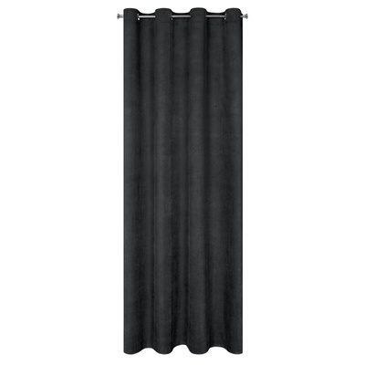 Zasłona Milo czarna 140x250