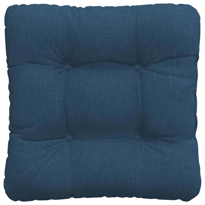 Poduszki na siedziska 4 pcs Niebieski 40 x 40 x 12 cm tkanina