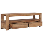 vidaXL Szafka pod TV, 120 x 30 x 40 cm, lite drewno tekowe