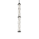 Lampa wisząca Corte szklana tuba pojedyncza LED 18W 3000K regulowana