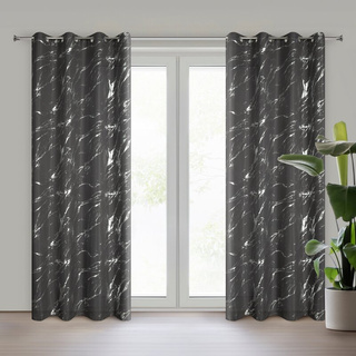 Zasłona Lani stalowa 140x250