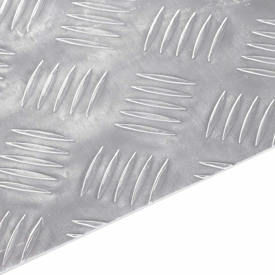 Stopień Prostokątny 2 pcs Srebrny 50 x 30 cm Aluminium