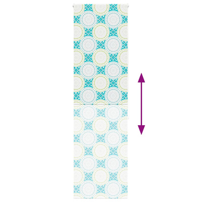 Roleta prysznicowa 80x240 cm Szerokość tkaniny 76 cm