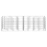 vidaXL Podwyższona donica gabionowa, galwanizowana stal, 180x30x60 cm