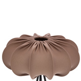 Lampa podłogowa CAFEE’ z abażurem brązowym mokka 52 cm - lampa stojąca w stylu skandynawskim E27