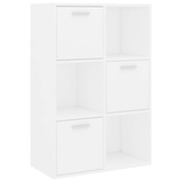 vidaXL Szafka, biała, 60x29,5x90 cm, materiał drewnopochodny