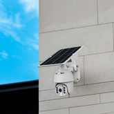 1080P Kamera zewnętrzna SMART z panelem solarnym / Sensor / IP65 / Biała