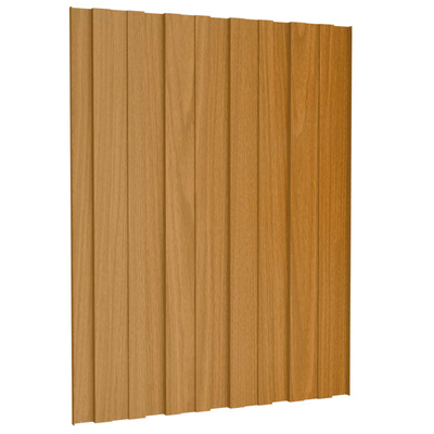 Panel dachowy 12 pcs naturalny 60 x 45 cm Stal galwanizowana