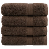 Ręczniki premium, SOLUND, 4 szt., brązowe, 100x150 cm, 600 g/m?