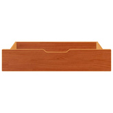 Szuflady pod łóżko, 2 szt, woskowy brąz, 85x55x17 cm, sosna