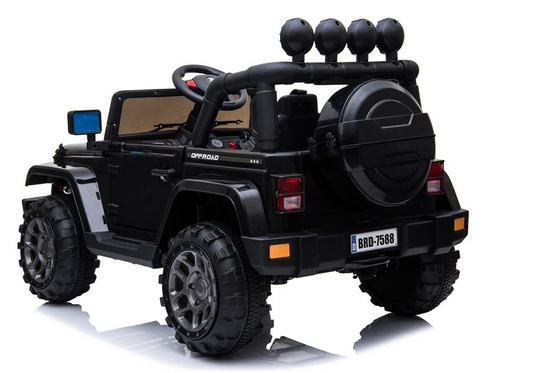 Auto Na Akumulator Jeep BRD-7588 Światła LED MP3 Pilot Czarny 4x4