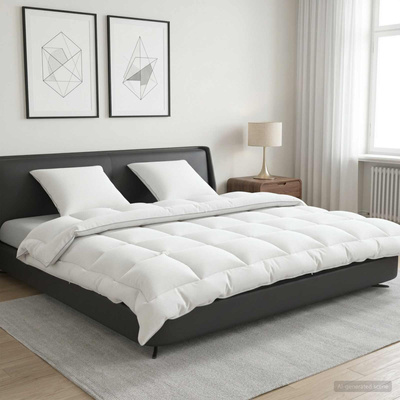 Zestaw kołdry i poduszek 3 szt. 200x220 cm 4 pory roku 220 GSM