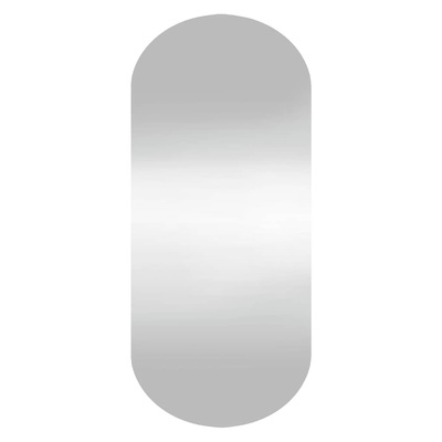 Lustro ścienne, 35x80 cm, szklane, owalne