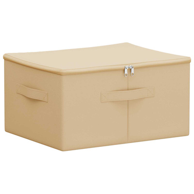 Skrzynia do przechowywania 24 pcs kremowy 43 x 34 x 23 cm