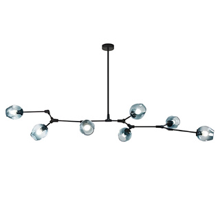 Lampa sufitowa Abigali SMOKEY 9xE27