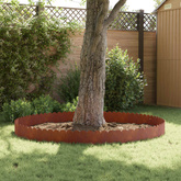 Krawężnik do trawnika 30 szt. 103 x 25 cm Stal Rdzawy
