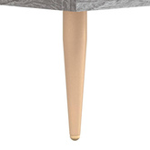 vidaXL Biurko, szary dąb sonoma, 140x50x75 cm, materiał drewnopochodny