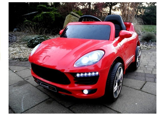 Auto Na Akumulator CORONET S Dla Dziecka Czerwony Pilot Światła Led