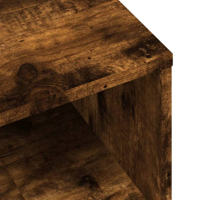 vidaXL Szafka pod TV, przydymiony dąb, 120x34x37 cm