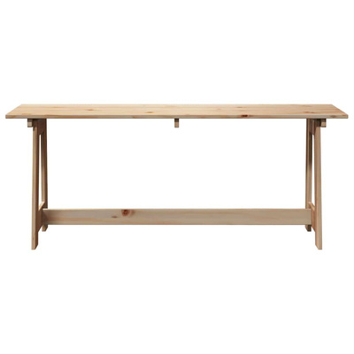 Ławka ogrodowa Naturalny 119 x 37 x 47 cm Drewno sosnowe