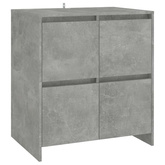 Szafka, szarość betonu, 70x41x75 cm, materiał drewnopochodny