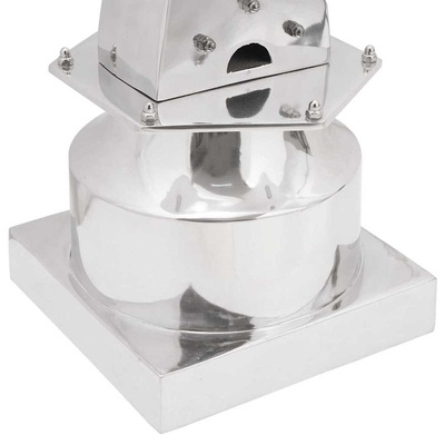 Rzeźba Srebrny 26 x 26 x 110 cm Aluminium