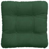 Poduszki na siedziska 4 pcs Ciemna zieleń 45 x 45 cm