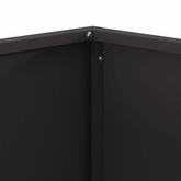 Kominek Czarny 60 x 60 x 40 cm Stal