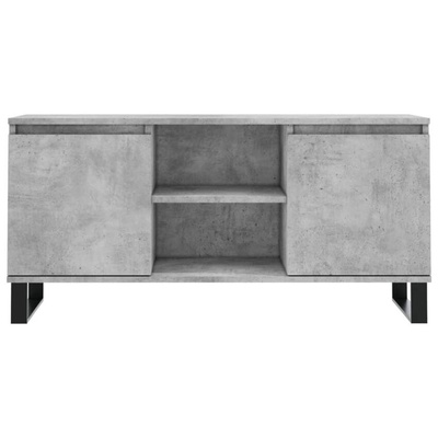 vidaXL Szafka pod TV, szarość betonu, 104x35x50 cm