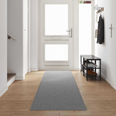 Chodnik dywanowy Jasnoszary 80 x 500 cm 100% polipropylen