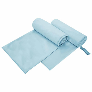 Ręczniki Sportowe 2 pcs Niebieski 200 x 100 cm