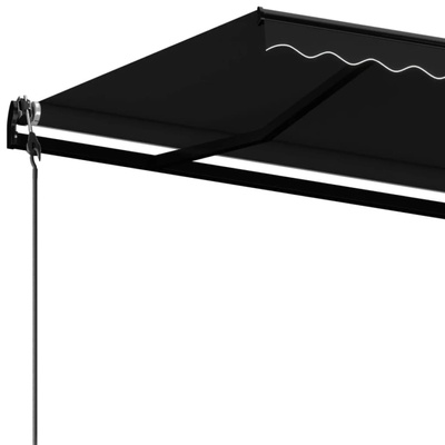 Automatycznie zwijana markiza, 600x350 cm, antracytowa