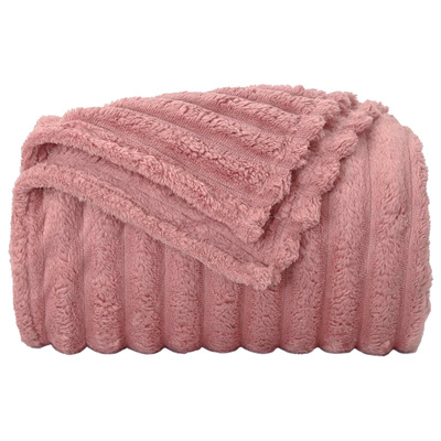 Koce narzutowe 6 pcs Różowy 150 x 130 cm Polar