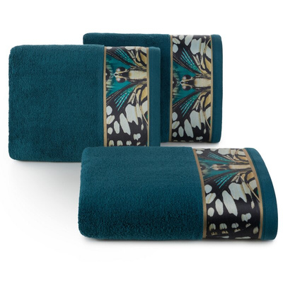 Ręcznik Eva ciemnoturkusowy 70x140