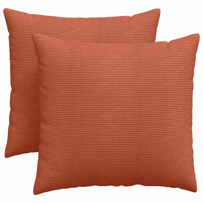 Poduszki na sofę 2 pcs Czerwono-pomarańczowy 45 x 45 cm