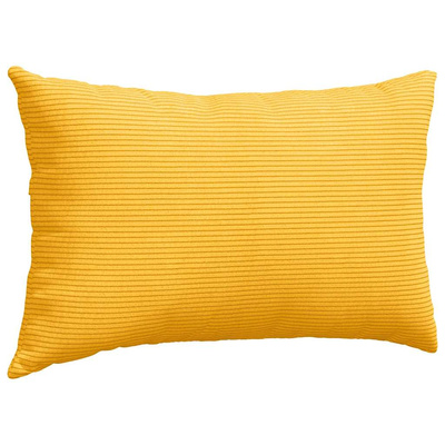 Poduszki na sofę 2 pcs Jasnożółty 50 x 30 cm Tkanina sztruksowa