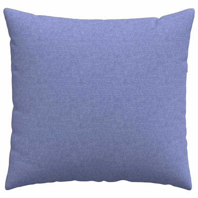 Poduszki na sofę 2 pcs Niebieski dżins 50 x 50 cm tkanina