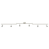Reflektor sufitowy Nikiel 176,5 x 9,5 x 14 cm Stal