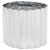 Krawężnik do trawnika 10 m x 25 cm Stal ocynkowana srebrny