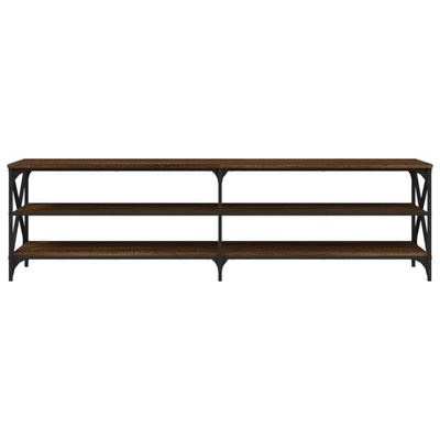 vidaXL Szafka pod TV, brązowy dąb, 180x40x50, materiał drewnopochodny