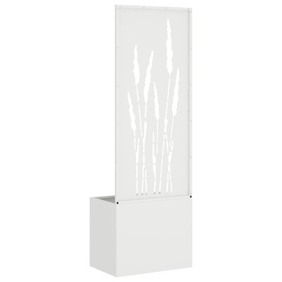 Ekran zapewniający prywatność w ogrodzie Biały 50 x 150 cm