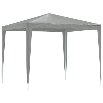 Namiot Imprezowy 250 x 250 x 240 cm jasnoszary PE i stal