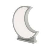 moon lampa stołowa dla dziecka led iq kids szary