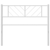 Metalowe wymienne wezgłowie, białe, 90 cm