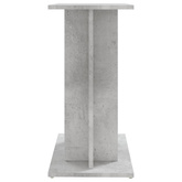 Stojak pod akwarium Betonowy Szary 60x30x60 cm Drewno konstrukcyjne