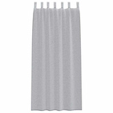 Firany Voile 2 pcs Ciemnoszary 245 x 140 cm Poliester