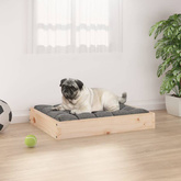 vidaXL Legowisko dla psa, 61,5x49x9 cm, lite drewno sosnowe