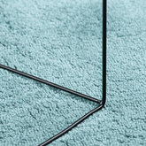 vidaXL Dywan OVIEDO z krótkim włosiem, zielony, 120x120 cm