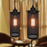 Lampa wisząca Abigali Midnight, czarny E27